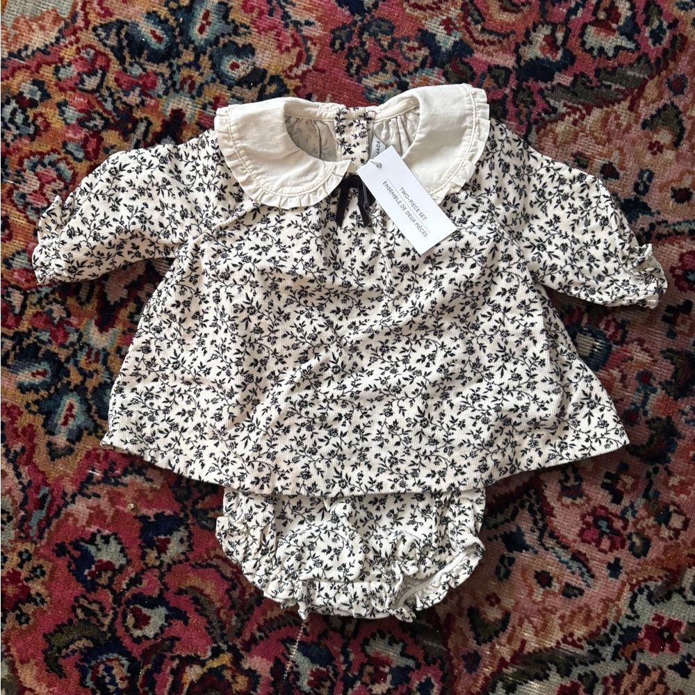 Janie and jack floral print set
